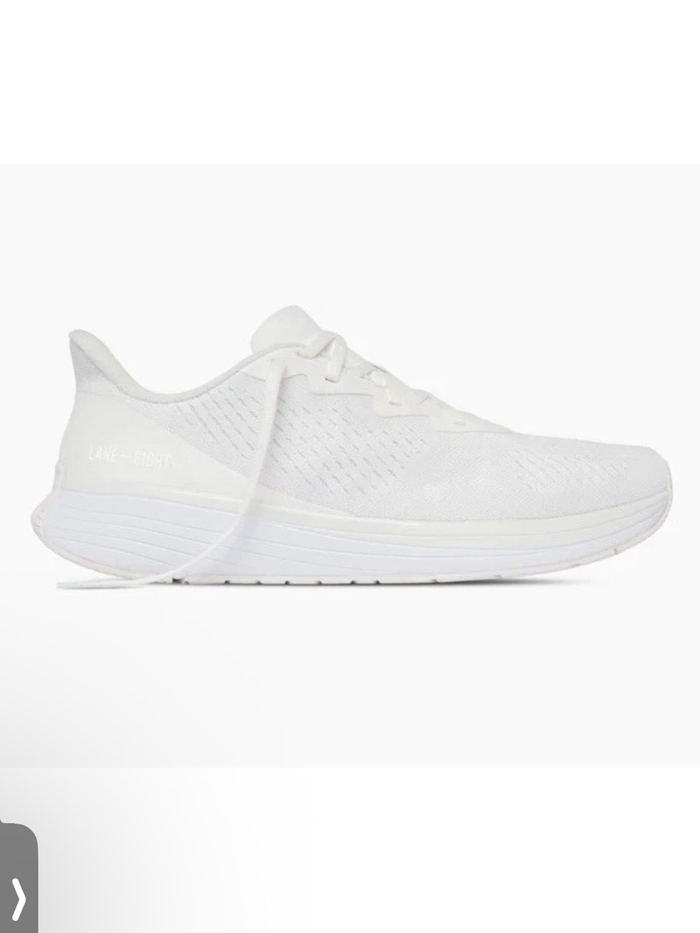 New Men’s Lane Eight White Running Sneaker shoe Sz 10.5 $150